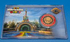 Epic Universe First Anniversary One Year Bronze Coin Super Nintendo World picture