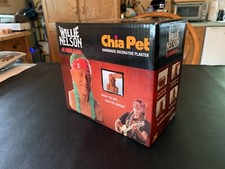 Chia Pet Planter Willie Nelson -Country Singer -Open Box- Best Use by Oct 2025 picture