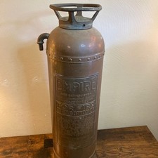Vintage Empire Copper Fire Extinguisher American LaFrance Foamite Elmira NY 23in picture