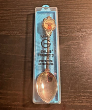 Gretna Green Hall Collectible Spoon Blacksmith Shop Silverplated W/ Original Box picture
