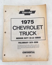 1975 Chevrolet Truck Medium Duty 50-65 Series Preliminary Data Book Confidential picture