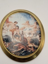 Vintage Limoges Claude Brachet Porcelain Wall Plaque Venus Vulcan After Boucher picture