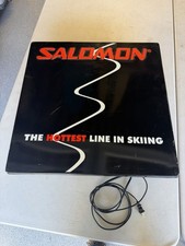 VINTAGE 70’s SALOMON BACKLIT SKI SHOP SIGN picture