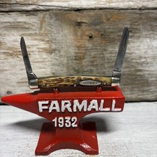 Robeson Pocketeze Vintage Rare Half Congress Knife USA Green Bone Handles picture