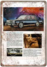 1980 Chrysler LeBaron Vintage Auto Ad Retro Look Metal Sign AM4793 picture