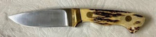 VERY NICE J. SORNBERGER DROP POINT STAG HANDLED KNIFE picture