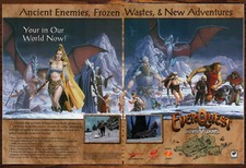 EverQuest Scars of Velious -2 Page Video Game Print Ad Poster Promo Art 2000 picture