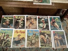 11 Roy Rogers Dell Comic Lot Four Color Columbus Hensley Collection picture