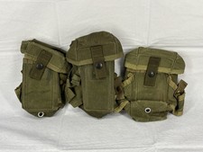 Vietnam War M1967 Alice Ammo Pouch Lot of 3 M16 Nylon Case Small Arms 30 Round picture