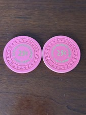 Rancho Mesquite Casino Chips - Mesquite NV - 2 Chips picture