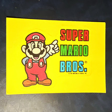 Topps Top-Secret Tips Super Mario Bros. 2 Sticker #11 Mario 1989 picture