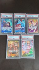PSA 10 Rayleigh Jinbe Newgate Mr 2 Stussy Alt Art SEC One Piece Bandi set Of 5 picture
