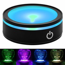 Touch Switch Light Display Stand Base for 3D Crystal Glass Art,Room Decoratio... picture