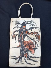 Vintage 1950-60’s Halloween Trick or Treat Paper Bag Interstate Bag Co Debbie picture