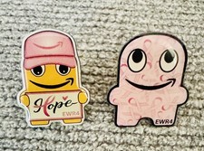 Amazon Employee Breast Cancer Awareness Peccy Pins. Set of 2. picture
