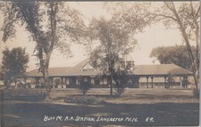 Boston Maine Railroad B and M RR Station Depot Lancaster NH RPPC 1910s Postcard picture