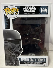 FUNKO POP STAR WARS ROGUE ONE IMPERIAL DEATH TROOPER #144 picture