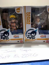 Bandai Tamashii Buddies Naruto Uzumaki #020 & Sasuke Uchiha #021 (2pc) picture