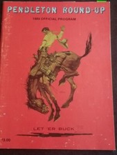 Original 1989 Pendleton Round-Up Rodeo Souvenir Program Excellent Condition  picture