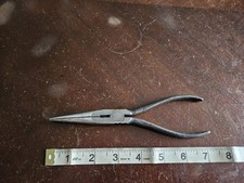 VINTAGE UTICA No. 654-7 NEEDLE NOSE CUTTING PLIERS  picture