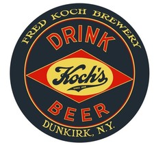 Koch's Beer of Dunkirk, New York NEW METAL SIGN: 12