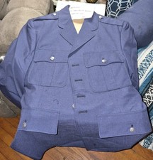 Vintage U.S. Air Force Service Coat 42R Blue Shade 1549 (New Never Worn) picture