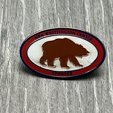 NRA Whittington Center Sponsor Bear Lapel Pin Collectible Advertising Badge picture