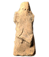 Ancient Canaanite Terracotta Idol Figurine 9cm Votive Astarte c. 1550-800 BC COA picture