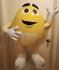 Inflatable Yellow m&m  New m&m Mars picture
