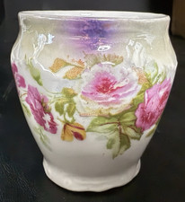 Antique Porcelain JSV Germany - TOOTHPICK HOLDER - Floral, Flower picture