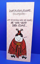 GRADUATION Vintage FUNNY Unused 