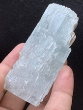 760 Carats Water Etched Aquamarine Crystal Specimen With Mica. picture
