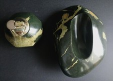 madagascar jasper ashtray lighter stone ashtray lighter tobacco set 4.4kg picture