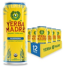 Yerba Madre Organic Mate, Bluephoria, 150mg 15.5 Fl Oz (Pack of 12) picture