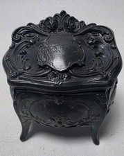 Antique Jennings Brothers Jewelry Casket Art Nouveau Trinket Niagra Fall JB 1298 picture