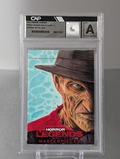 Horror Legends Sketch Card 1/1 Freddy Krueger Nightmare on Elm St Signed Fedz picture