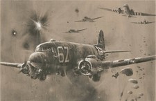 Stick 21 by Robert Taylor signed by Ten Easy Company & 82nd Airborne veterans picture