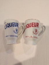 Vintage BECHER’s LIQUEUR Shot Glass Cup Set Jan Becher Carlovy Vary CZECH REPUB picture