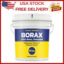 Raw Borax (10 lbs) - 100% Pure, Unscented, Multi-Purpose Cleaner & Detergent... picture