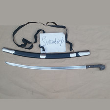 Shashka Cossack Saber 5160 spring HC steel Sharp Ram Horn Handle picture