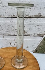 Antique Art Deco Glass Display Cabinet Tabletop Storefront Window Hat Stand Rare picture