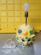VINTAGE Edward Mobley  Blow Mold Elephant Lamp Nursery Polka Dot Circus-no shade picture
