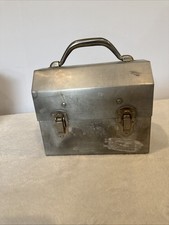 Vtg Aluminum Miners Lunchbox Made In USA By CIRACCO Illinois MCM No Strap picture