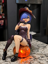 No Box Anime Rem Hallowee Beautiful Girl Ver. PVC 1/6 Scale Figure Statue 16cm picture