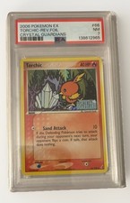 2006 Pokemon TCG EX Crystal Guardians Torchic 66/100 Reverse Holo PSA 7 picture