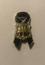 City Of New York Police 9/11 Memorial Ribbon Pin picture