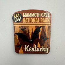 Vintage Mammoth Cave National Park Kentucky Magnet Caves Bats Souvenir picture