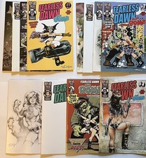 Fearless Dawn: The Bomb #1-4 A-D Lot Asylum Press 2023 NM-Steve Mannion Comics picture