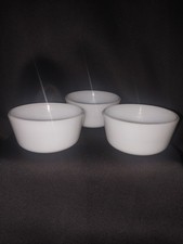Glasbake Milk Glass Custard Cup 1940's To 1950's picture