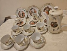 Vintage 1968-1987 Kahla GDR Porcelain Madonna Design Tea/Coffee Set for Six picture